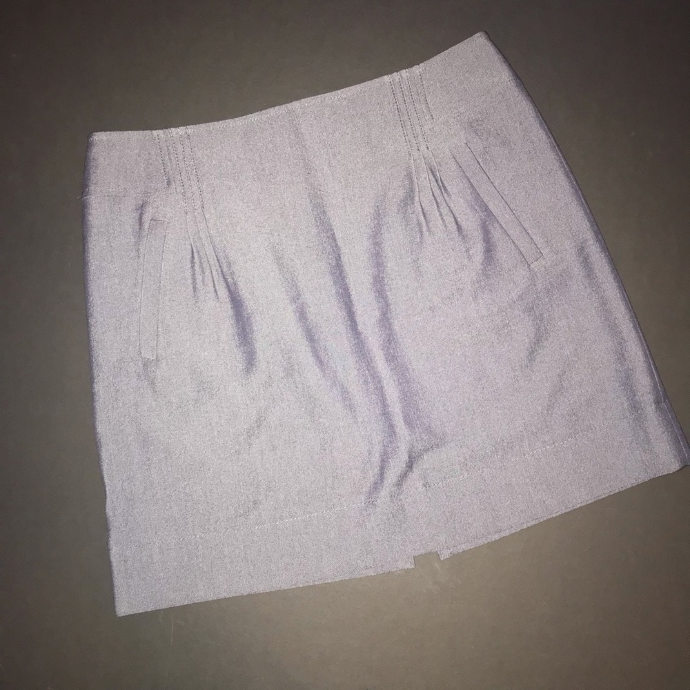Anne Klein grey pleated work skirt.